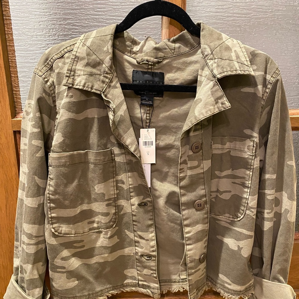 Sanctuary x Anthropologie camo jacket